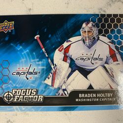 2017-18 Upper Deck Compendium Focus Factors Achievement Braden Holtby #SP
