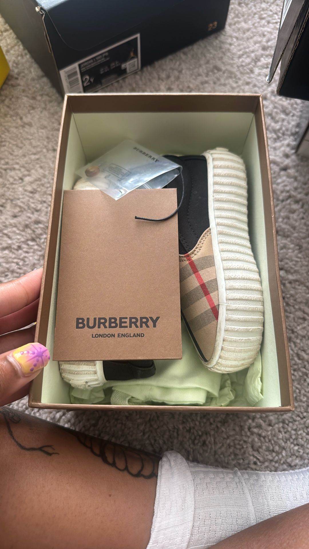 Burberry Baby Shoes Size 23