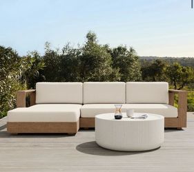 West Elm outdoor sectional chaise