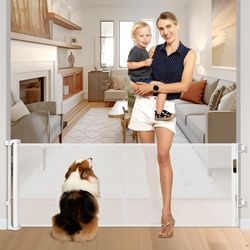 Zaguoroo 28" Tall Retractable Baby Dog Gate