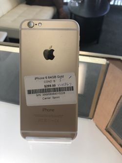 GOLD IPHONE 6 WITH 64GB!! (SPRINT/BOOST MOBILE)