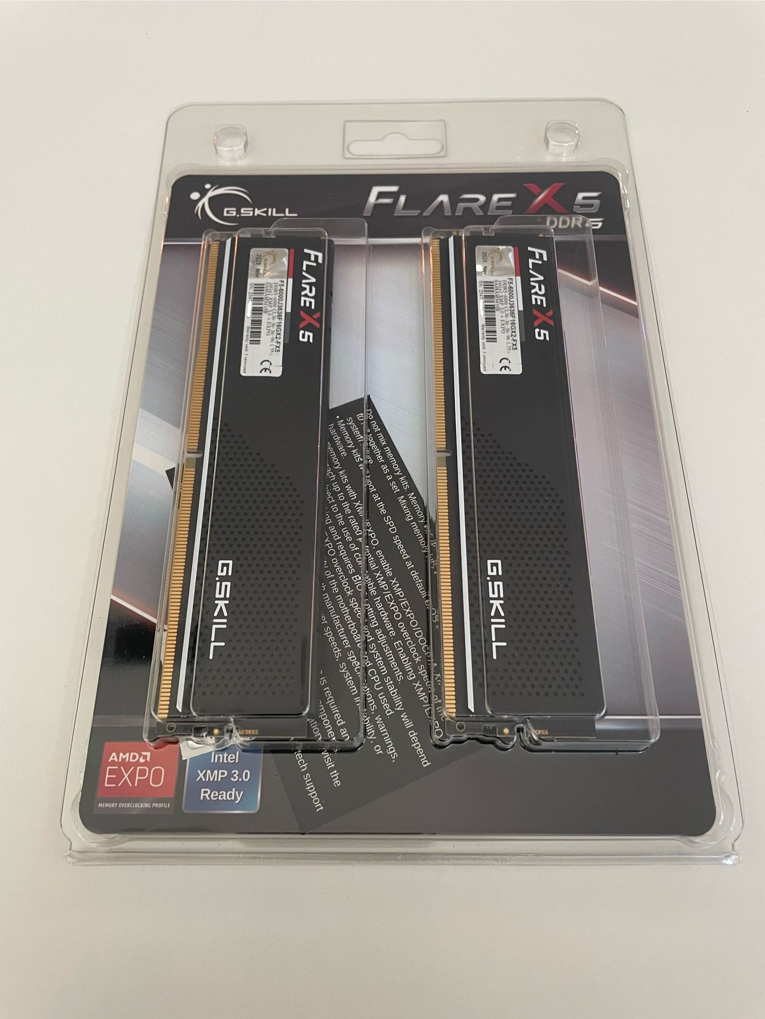 G.Skill Flare X5 DDR5-6000 32GB (2x16) DRAM - Brand New