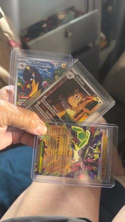 Pokémon card set of three  Pokémon card set of three