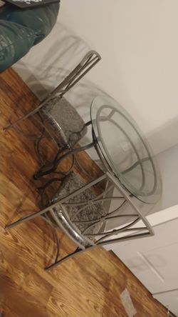 Glass Top Dining Table