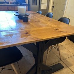 Wooden dining table 