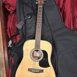 Aria AW-20 N Acoustic Guitar Plus Extras 