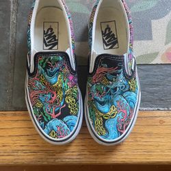 Vans Slip On Kids Shoes Mens3.5/womens 5