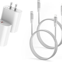 iPhone Charger 2 Pack