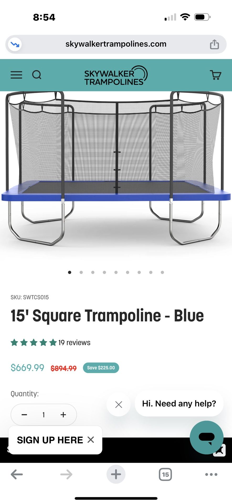 Skywalker Trampoline 