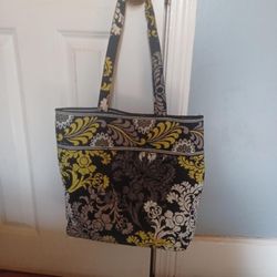 Vera Bradley Bag Yellow White And Black