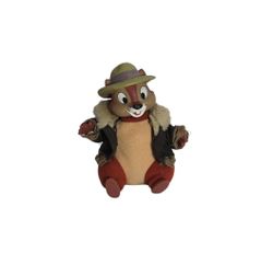 Chip And Dale Rescue Rangers Applause Plush  Aviator Jacket Pilot Chip Chipmunk