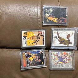 FIVE KOBE BRYANT ROOKIE CARDS