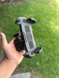 Phone holder for bike with a clamps