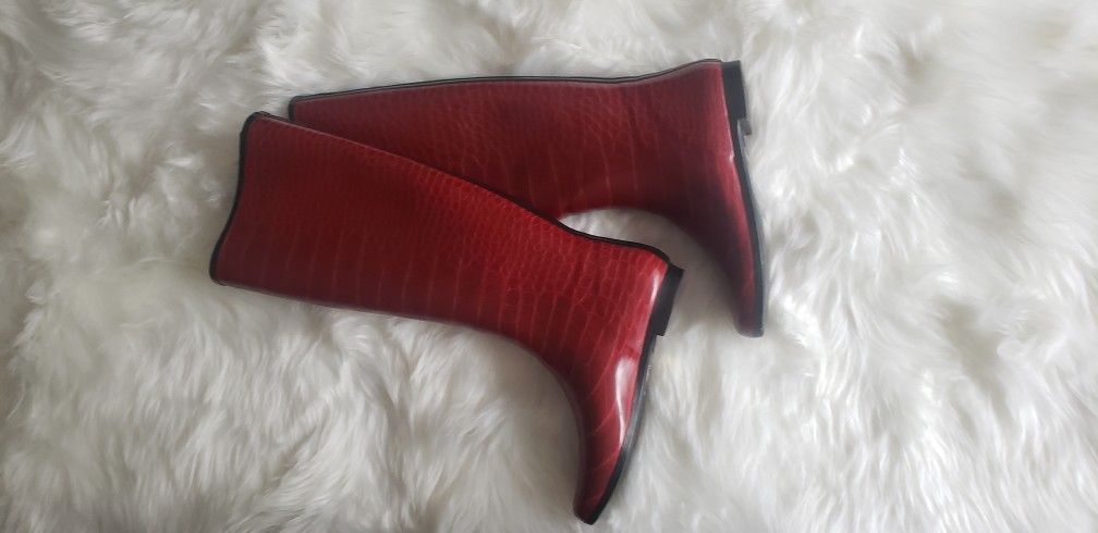 Tall Rain Boots Womens 7