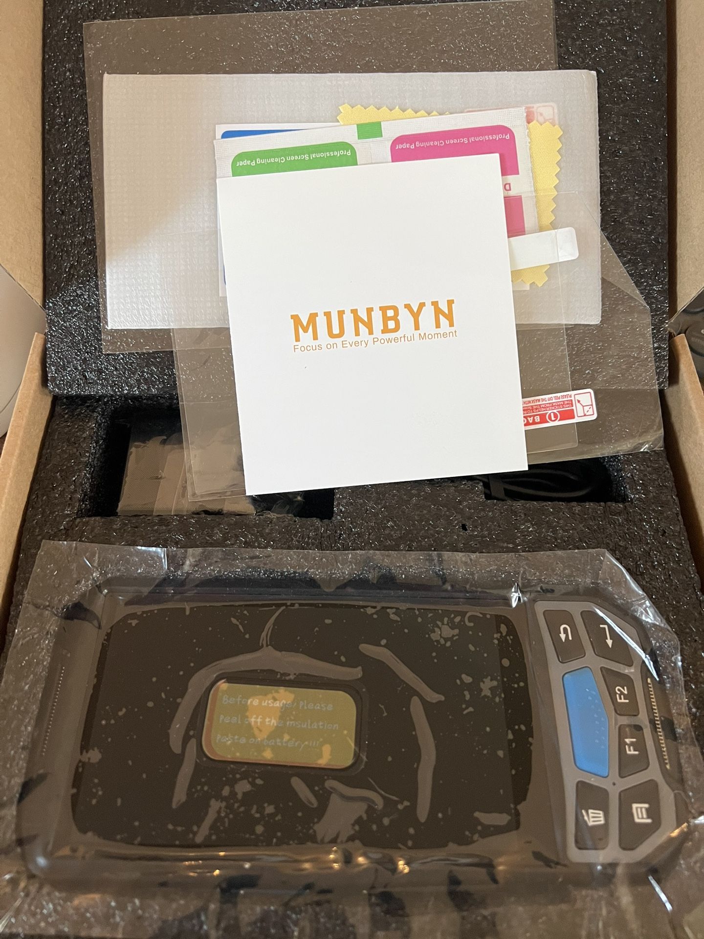 Munbyn Android Mobile Phone With Scanner And Physical Keyboard