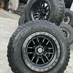 ‼️📲Vendo Set De Rines Nuevos 17x9 De 6 Birlos Con Llantas Usada 285/70/17