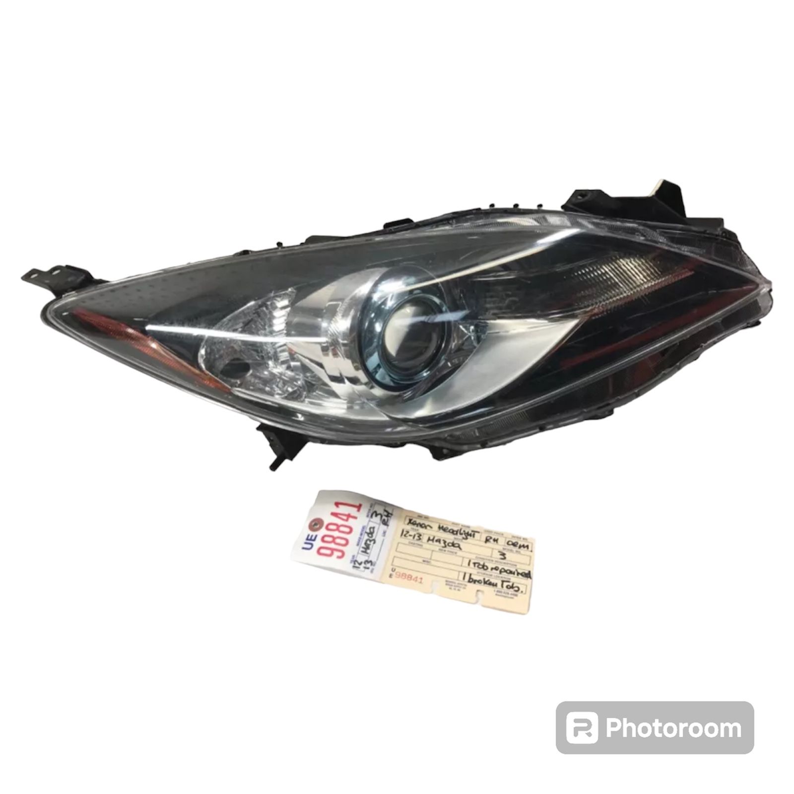 2012 2013 MAZDA 3 RIGHT SIDE HID XENON HEADLIGHT OEM