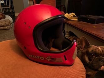 Vintage bell moto 4 helmet