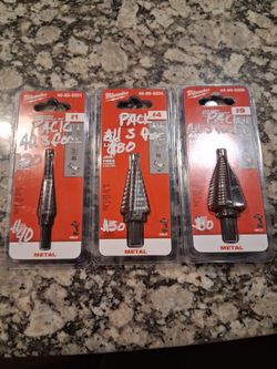 3 pack milwaukee drill bits