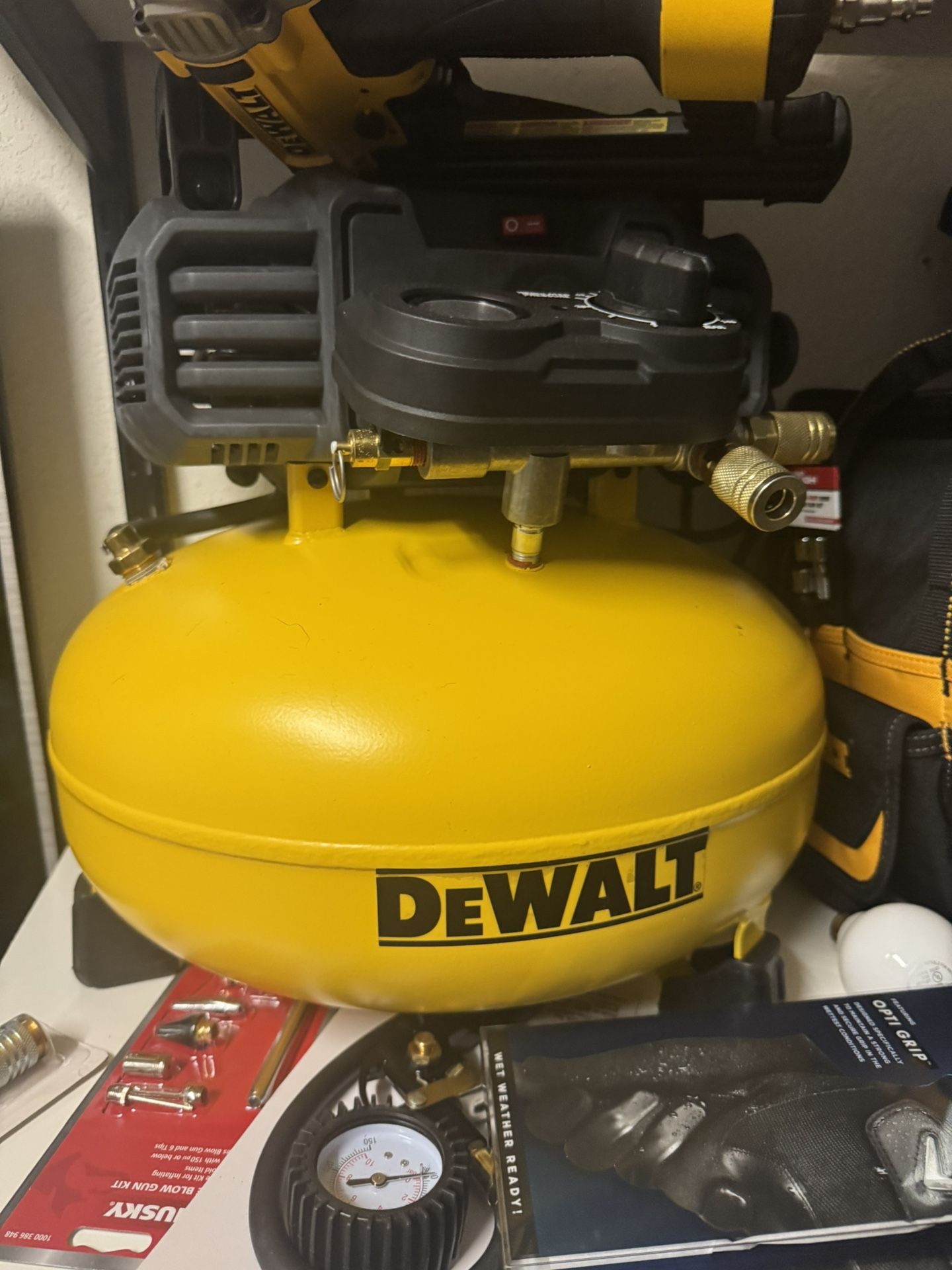 Dewalt Air Compressor And Nail Gun