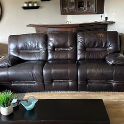 Leather Sofa And Loveseat 