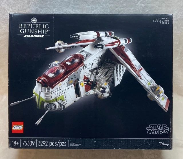LEGO STAR WARS UCS Republic Gunship 75309 Set -New Factory Sealed