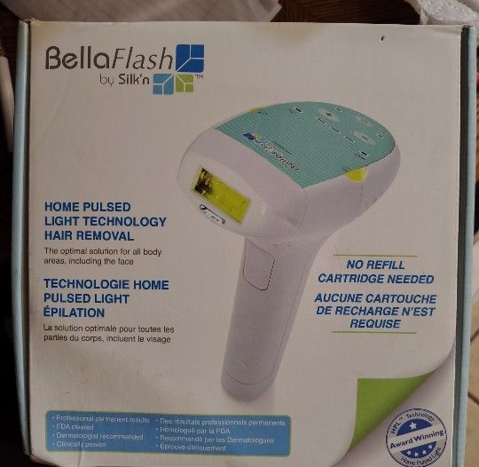 Hair Removal Treatment Using Light! Pain Free! Bella Flash By:Silk'n