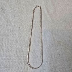 925 Sterling Silver Herringbone Chain Necklace 20" 17g Italy Style Unisex