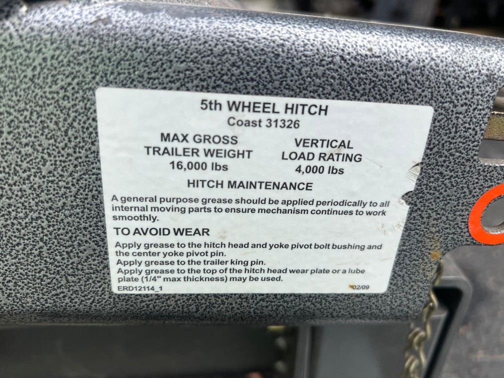 5th Wheel Hitch
