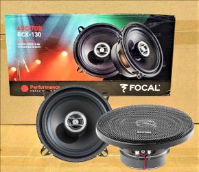 Focal Car Speakers 5.25" 2-Way Coaxial Speaker System 100 Watts RCX-130 🚨 Payment Options Available 🚨 No Credit Needed 🚨