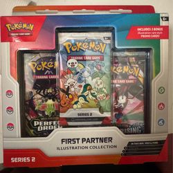 First Partner Illustration Center Series 2 Pokemon