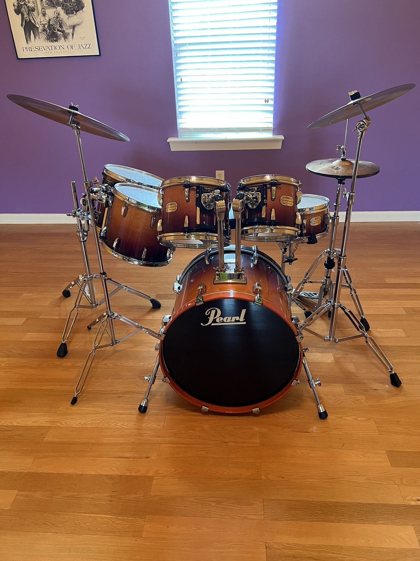 Custom Pearl Drum Set SMX SESSIONS Maple
