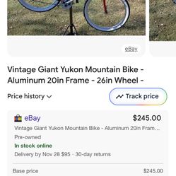 Vintage Giant Yukon mountains bike!!