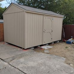 16x12 SHED BUILD ON SITE $4800 /2  FREE SHELVES