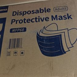 15 Cases Of Protective Face Masks - Pink Color