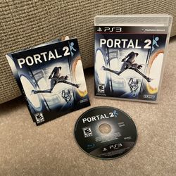 Portal 2 Ps3 Playstation 3 Valve Video Game For System Console 