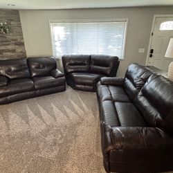 Power reclining sectional