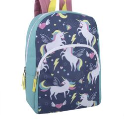 Trail maker 15 Inch Kids Backpacks for Preschool, Kindergarten, Elementary School Boys and Girls with Padded Straps (Smiling Sharks)