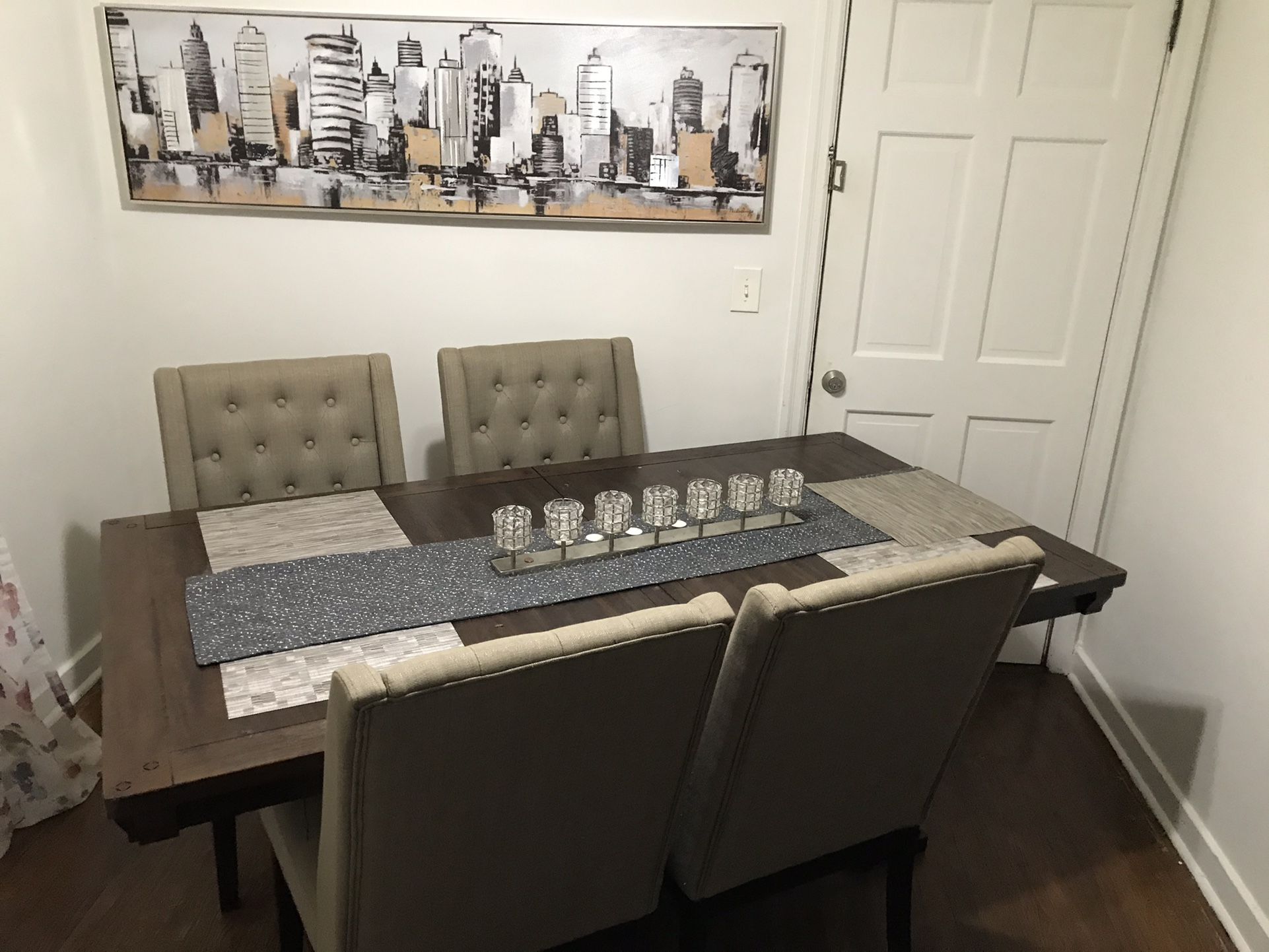 Ashley’s furniture 6 Chair & Table Set Negotiable