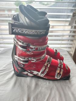 Nordica Beast 10 Ski Boots - Size 10 Transparent Red - 28.0/28.5