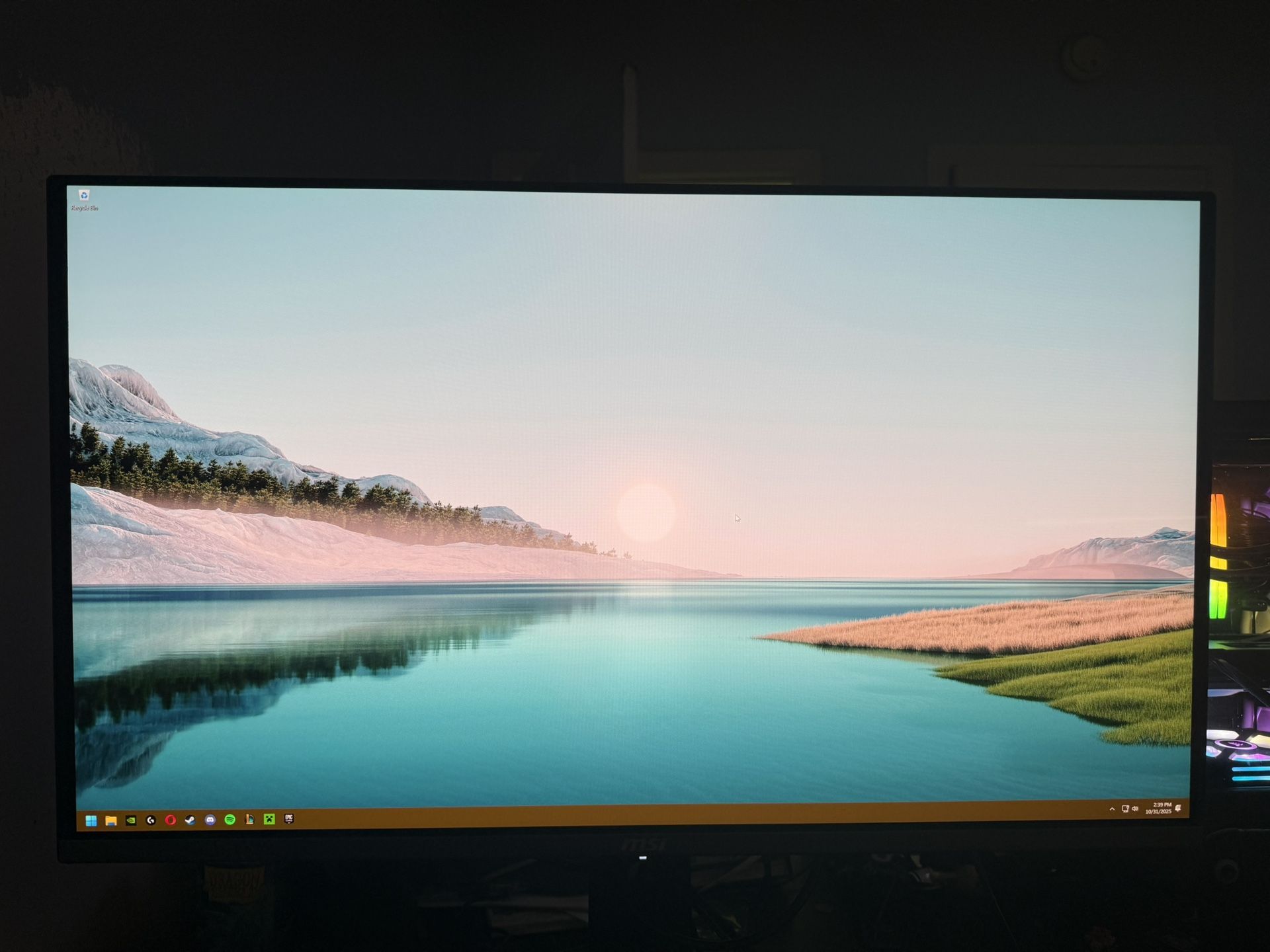 MSI 321 URX QD OLED 32” 240hz 4k Monitor 