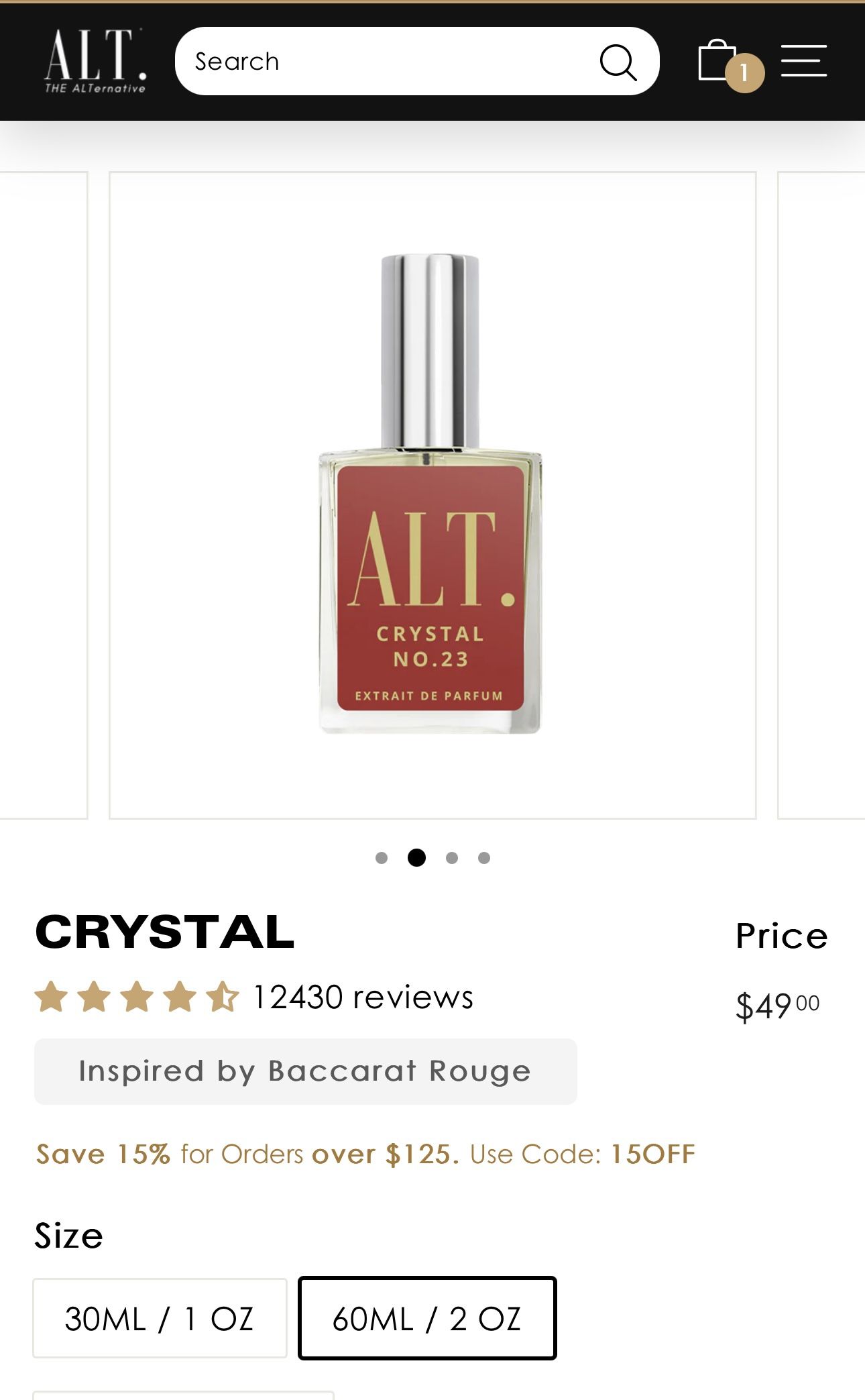 ALT Crystal Perfume