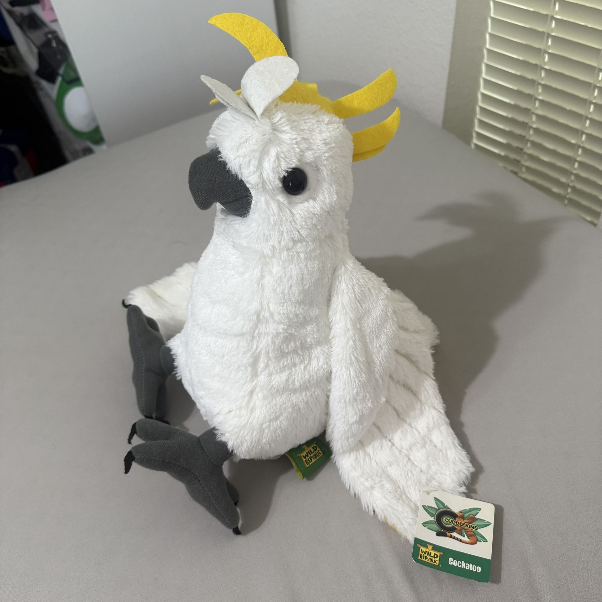 Cockatoo stuffed animal NWT