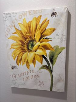 Sunflower Canvas Art
