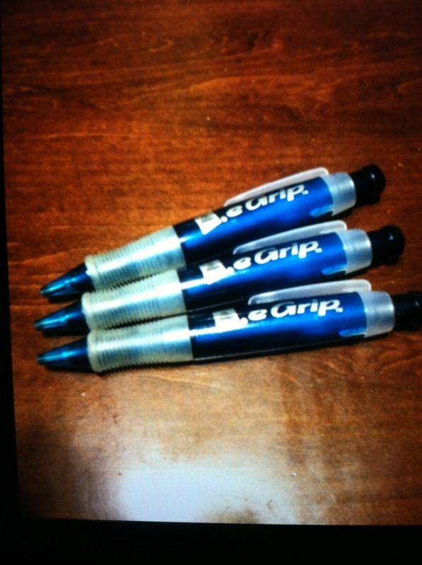 Avery egrip retractable pens, med ballpoint, black ink