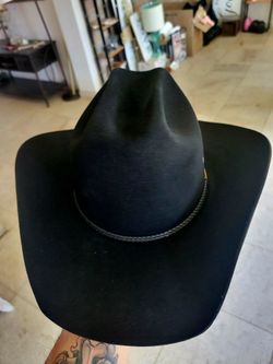 Black Felt Cowboy Hat