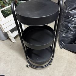 3 Tier Metal Utility Cart
