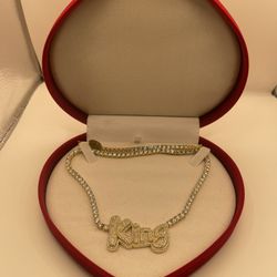 Brass King Chain With Zirconias