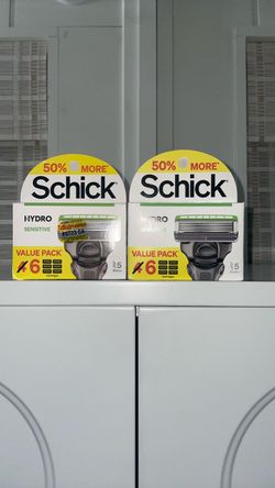 Schick Hydro Sensitive Razor Cartridges 6-Pack -$8 each