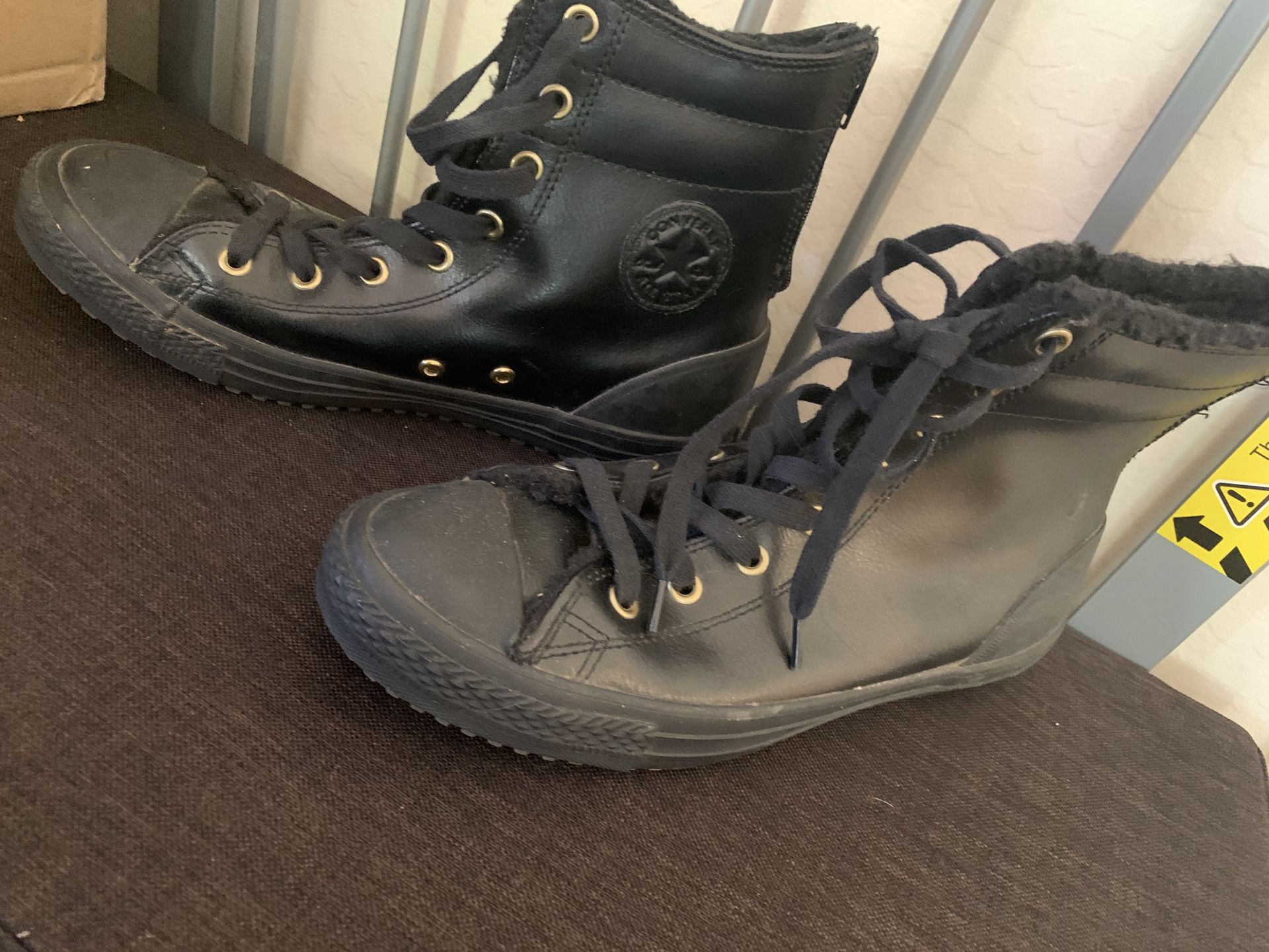 Converse Leather Fur Boots All Star CT Xhi